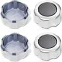 4Pcs Wheel Center Caps for Pathfinder 1997-1999 Wheel Rim 131.5mm(5.18in) Silver Hub Cap Wheel Cover, Replacement 40315-89P15 40315-7Z100