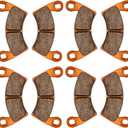 Zinger Brake Pads for Polaris RZR XP 1000 EPS 2022 2021 2020 2019 2018 2017 2016 2015 2014 & 2014-2021 RZR 1000 XP 4 Except Premium Edition,4 Set Front and Rear Sintered Copper Brake Pads