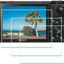 Screen Protector for Sony RX100 VI RX100 V RX100 IV RX100 III RX100 II RX100 I Digital Camera, ULBTER 0.3mm 9H Hardness Tempered Glass Saver Anti-Scratch Anti-Bubble [3 Pack]