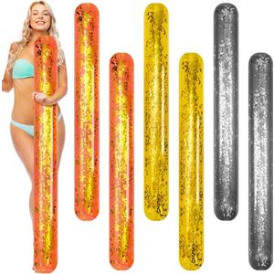 4 Pcs Inflatable Pool Noodles 67 Inch Jumbo Pool Noodles Blow up Confetti Swim Noodles Float Large PVC Inflatable Pool Sticks for Summer Beaches Water Games Swimming Pool Party 4 Pcs Inflatable Pool Noodles 67 Inch Jumbo Pool Noodles Blow up Confetti Swim Noodles Float Large PVC Inflatable Pool Sticks for Summer Beaches Water Games Swimming Pool Party