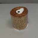 LIZLOVESS Rose Gold Glitter Mesh Wired Ribbon 4" X 10 Yards Webbed Rose Gold Sequin and Glitter Christmas Ribbon for Tree Decoration, Garlands and Swags, Home Decor, Craft Projects, Wreath Supplies