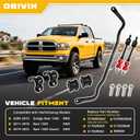 55398938AC Front Stabilizer Bar and K80894 Sway Bar Kit Compatible with Dodge Ram 1500 2009-2010 Ram 1500 2011-2018 Ram Classic 1500 4WD 2019-2022 with Bushing Kit #55398938AB