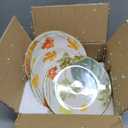 Autumn Harvest 9" Salad/Dessert Plates, Multicolor, Medium, Set of 4