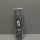 Curtain Rods for Windows 28 to 48 inch, Black Curtain Rod 2 Pack, 5/8" Diameter Metal Curtain Rod Set of 2 with Brackets, Splicing Adjustable Curtain Rod for Bedroom, Living Room, Kitchen, Black