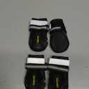 QUMY Dog Shoes for Large Dogs, Medium Dog Boots & Paw Protectors for Winter Snowy Day, Summer Hot Pavement, Water-Resistant in Rainy Weather, Outdoor Walking, Indoor Hardfloors Skid-Resistant Sole, 1