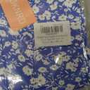 PLOKNRD Women's Tshirt Dress Short Sleeve Fit Summer Dresses Casual Basic Cover Ups, Blue White Flower2XL