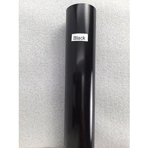 Jenacor Plastic Shower Rod Protector | 1 inch x 58 inches, 1 Pack (Black)