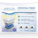 Mediflow Fiber: The First & Original Water Pillow, clinically Proven to Reduce Neck Pain & Improve Sleep. Therapeutic, Ideal for People Looking for Proper Neck Support (Single Pack)