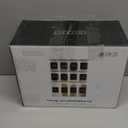 ComSaf Spice Jars with Labels 6 oz 12Pack, Small Spice Containers Starter Set, Glass Seasoning Jars with Lids, Square Seasoning Containers for Salt, Pepper, Chili Powder, Sugar, Ginger Ground, Cumin