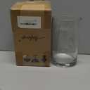 4" Wide 7" High Large Hand Blown Sturdy Clear Cylinder Glass Vase, Centerpiece Flower Vase for Rose, Tulip, Boquets, Hurricane Candle Holder (1, 4"x7")