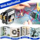 Dreyoo 1 Pack Carrier HVAC Motor Contactor, 24V 25 Amp Coil 1 Pole Replacement Relays Compatible with C230B, Air Conditioner, Heat Pump, Refrigeration Systems