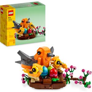 LEGO Birds Nest Building Toy Kit, Seasonal Display for a Table or Shelf, Fun Build for Kids Ages 9 and Up, 40639