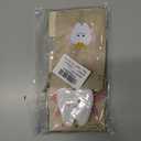 Wooden Tooth Fairy Door Hanger Sign with Keepsake Bottle Coins Pouch, Tooth Fairy Tooth Holder Encouraging Gift for Lost Teeth Boy Girl(Pink)