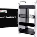 GeeekPi 8U Server Cabinet, 10 inch Server Rack for Network, Servers, Audio, and Video Equipment, DeskPi RackMate T1 Rackmount, 7.87 inch Depth (Silver)