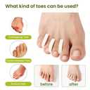 Bukihome 44-Pack Foam Toe Separators Soft & Breathable Toe Spacers for Women & men, Help Align Overlapping Toes, Relieve Friction & Pressure, Ideal for Daily Comfort
