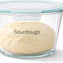 2.1 Liter Sourdough Starter Jar,Sourdough Bread Baking Supplies,Fermentation Jar,Sour Dough Tools,Glass Storage Containers With Airtight Lids,Large Pickle Jars Wide Mouth,Kitchen Storage Container