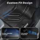 OEDRO Upgraded Floor Mats Fit for 2019-2024 BMW X3, TPE All Weather Floor Liners Custom Fit for BMW X3 30i M40i X3M, Only for Car Without Spare tire (NOT fit X3 30e), Floor Mats Trunk Liner, Black