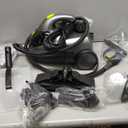 Heavy-Duty Steam Cleaner - 1500W Multipurpose Handheld Floor Steamer with 22 Accessories 16ft Cord for Home, Car Detailing, Tile, Grout, Carpet, Wallpaper, Upholstery, Window, Deep Cleaning