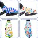 8PCS/Pack Dog Shirts Male for Small Dog Boy Sleeveless T Shirts Soft Stretchy Cats Doggie Puppy Tank Top Tee Vest S