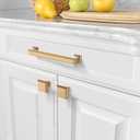 Amerdeco 10 Pack Champagne Bronze Cabinet Pulls - 5 Inch(128mm) Hole Center Cabinet Hardware for Kitchen, Bathroom, Dresser Pulls ZH0001