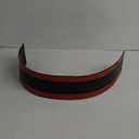 1" Rise Threshold Ramp, 35.4" Wide Natural Rubber Door Ramp Wheelchair Ramp, 1500 LBS Capacity, Non-Slip Solid Rubber Threshold Ramp Used for Thresholds,Doorways and Bathroom