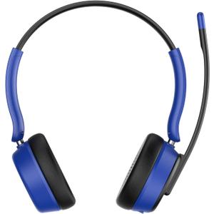 Wireless Headset with Mic for Work, BlackBlue