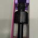 BONAOK Karaoke Microphone for Kids & Adults - Bluetooth Microphones Singing Mic with Disco Lights, Echo Effect, Built-in Speaker Portable Karaoke Player for Party Travel Gifts Q78(Black)