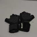 ihuan Ventilated Weight Lifting Gym Workout Gloves with Wrist Wrap Support for Men & Women, Full Palm Protection, for Weightlifting, Training, Fitness, Hanging, Pull ups (X-Small, Black)