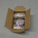 10 PCS 3D Flower Ceramic Tiles,1.6" Handmade Procelain Ceramic Flowers for Artwork,Fish Tank,Vases,Living Room, Dining Table,Office, Home Floral Decor (Single-Flowered Iridescent Purple)