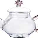 Mini Tea Pot, Glass Teapot Small Tea Kettle for One person use,100ml