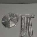 Toilet Paper Holder Stand, Toilet Paper Stand Brushed Nickel, Free Standing Toilet Paper Holder, Toilet Paper Storage by Bathth