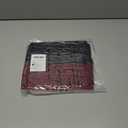 Loritta Womens Leg Warmers Winter Warm Knit Long Boot Socks Slouch Knee High 80s for Party, 2 Pairs(black+wine Red)