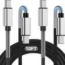 Long USB C to Type C Charger Cable 10ft, 60W USB C to C Fast Charging Cord for Apple iPhone 17 Pro Max/17 Air/16 Pro Max/16 Pro/15 Plus/15 Pro/MacBook 2022/2021/2020/2019,iPad Pro/Mini/Samsung Galaxy