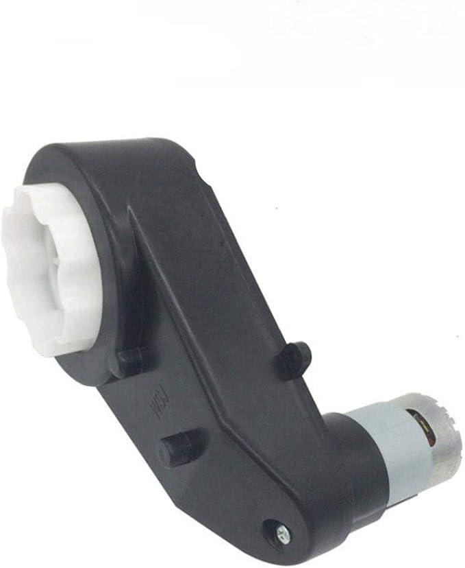 weelye Steering Gearbox with Motor RS390 12 Volt 5000 Aperture 0.39in Motor Steering Motor for Children Ride On Car Replacement Parts