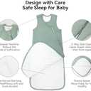 BubblePanda Rayon Made from Bamboo Sleep Sack 6-12 Months 1.0 Tog Soft Toddler Sleeping Sack for Babies 2-Way Zipper Baby Wearable Blanket medium