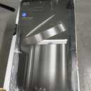 simplehuman 45 Liter/ 12 Gallon Semi-Round Hands-Free Step Trash Can, Brushed
