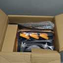 Electric Snow Shovel-Cordless Snow Removal Kit with Direction Plate & Dual-Safety Switch,Max 10" Throw Distance