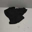 ANRABESS Womens Dress Long Lantern Sleeve Square Neck Elastic Waist Ruffle Flowy Swing A-Line Short Dresses 2025 Fall Fashion, Size: XL