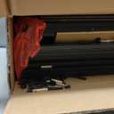 VASAGLE Custos Collection - Bookshelf, Bookcase, Cube Shelf with 8 Compartments, 9.4 x 25.8 x 51 Inches, Storage Shelf, for Living Room, Home Office, Dining Room, Ebony Black ULBC424B01