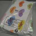 2 x MEHOFOND 4pcs Valentines Shower Curtain Set Colorful Conversation Hearts Shower Curtain Sets for Valentine Heart Candy Bathroom Decor Curtains with Non-Slip Rugs Toilet Lid Cover and Bath Mat