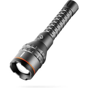 NEBO DAVINCI Flashlight & Portable Charger | Very High Lumens, Rechargeable, Waterproof Handheld Flashlight for Camping & Hunting, USB Power Bank, Variable Zoom, Includes Charging Cable