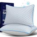 Memory Foam Pillows 2 Pack Adjustable Loft Cooling Pillows Queen Size Set of 2 for Sleeping, Firm, Supportive, and Breathable Design for Hot, Side, Back, and Stomach Sleepers