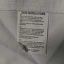 Pure White Curtains for Bedroom Living Room, 2 Panels Set, W50 x L90 Inch