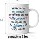 Hijie Coworker Coffee Mug, Appreciation Gifts for Women Men, Retirement Gifts for Coworker Leader Mentor Boss Colleague, Mug for Coworker, 11 Oz Ceramic Cup