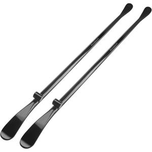 2 PCS Tire Mount and Demount Iron, 34645 Tire Iron, Tire Bars for Semi Tires, Tire Changing Tools, Semi Truck Tire Tools, 37In, 3/4 in, Black