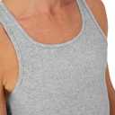Hanes Men's Moisture-Wicking Ribbed, Lightweight Cotton Tank Undershirts, 6-Pack, Black/Grey Assorted 6-pack, 3X-Large