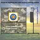 Multi-Function Archery Target Stand, Adjustable Portable Rack, Sturdy Support for Bag Targets, Block, Cube and Foam Targets, Wide Application for Shooting Practice, Up to 5ft x 5ft