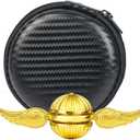 Metal Fidget Spinner Toy for Kid Adult, Finger Hand Spinner Fingertip Gyro Birthday Gift Cake Topper Decor, Desk Sensory Stress Relief Toy, Party Favor Small Gadget Christmas Stocking Stuffer Filler (Gold)