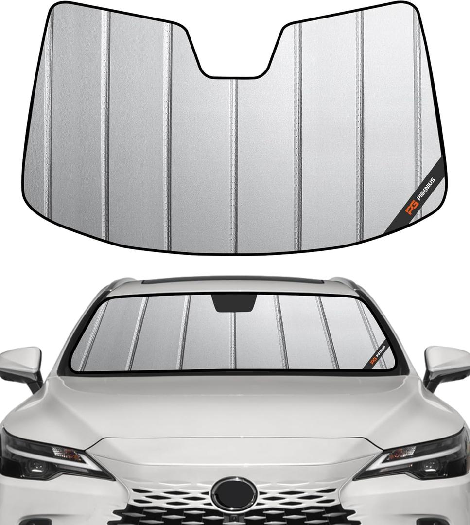 Pigenius Windshield Sun Shade for Lexus RX 2023-2026 Front Window Sunshade - Safeguard