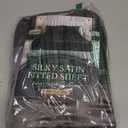 DECOLURE Satin Fitted Sheet Full Size (1 PC)  Luxuriously Smooth & Softer Than Silk Bed Sheets w/ 15 Inch Deep Pocket Hypoallergenic Wrinkle Free, Secure Snug Fit, Elastic Corner Straps (Grey)